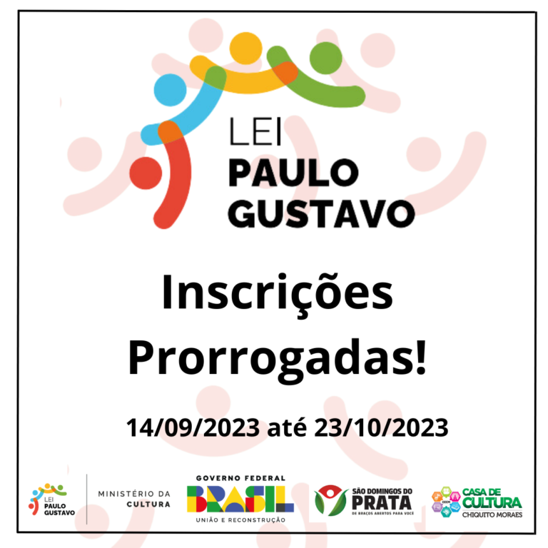 Inscrições para LPG prorrogadas [até 23/10/2023]