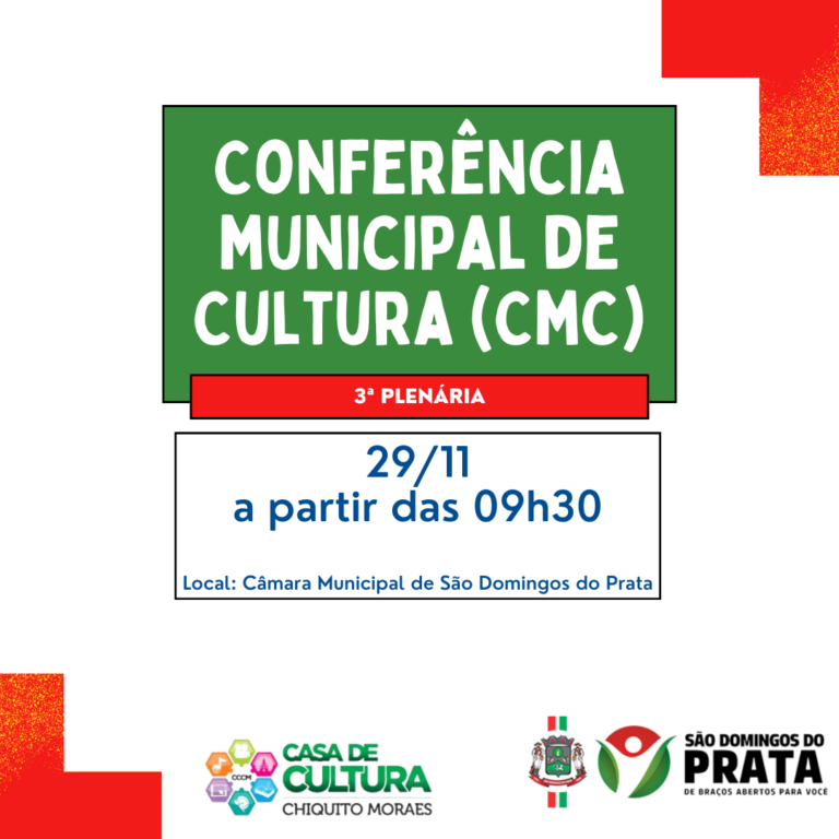 Conferência Municipal de Cultura – 3ª Plenária