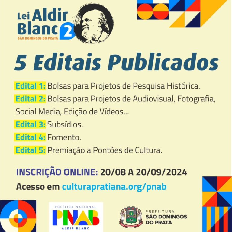 5 Editais Publicados: PNAB