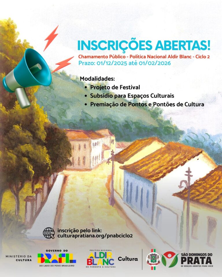 Inscrições Abertas – Chamamento Público (PNAB CICLO 2)